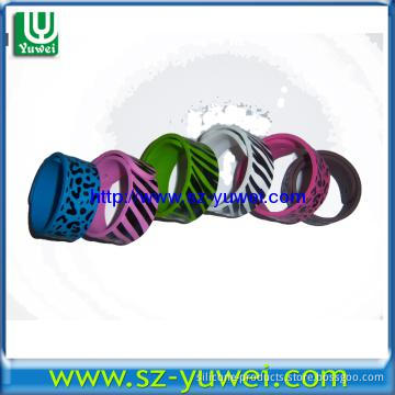 2012 hot gift item Silicone Slap Bracelets